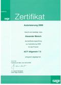 ACC Zertifikat 2006